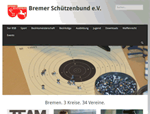 Tablet Screenshot of bremer-schuetzenbund.de